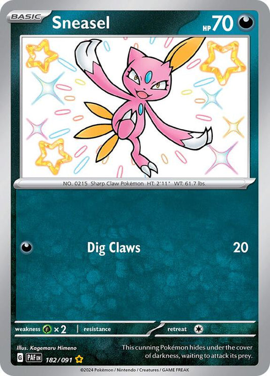 Sneasel 182/091 - SV: Paldean Fates (PAF)