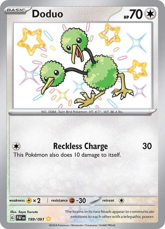 Doduo 199/091 - SV: Paldean Fates (PAF)