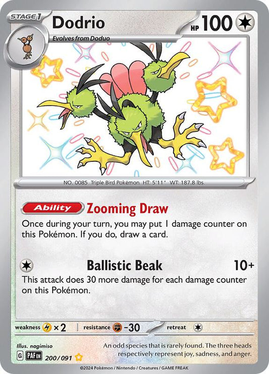 Dodrio 200/091 - SV: Paldean Fates (PAF)