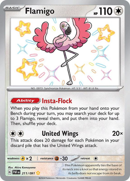 Flamigo 211/091 - SV: Paldean Fates (PAF)