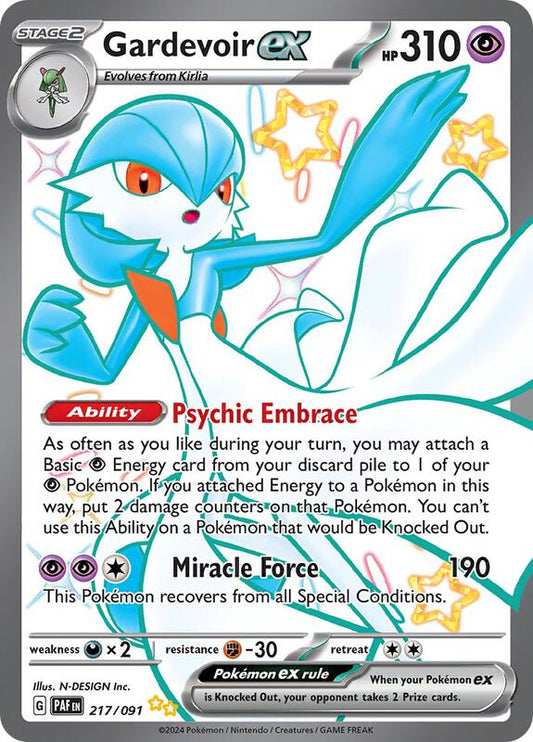 Gardevoir ex 217/091 - SV: Paldean Fates (PAF)