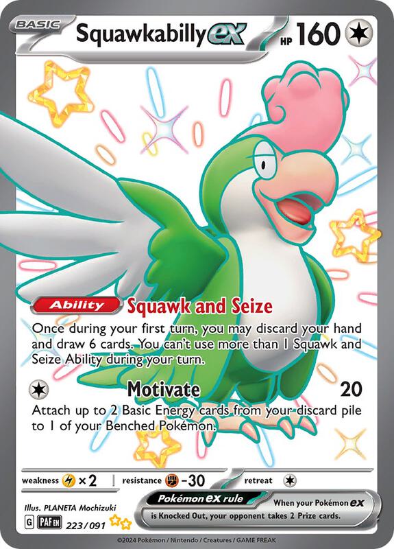 Squawkabilly ex 223/091 - SV: Paldean Fates (PAF)