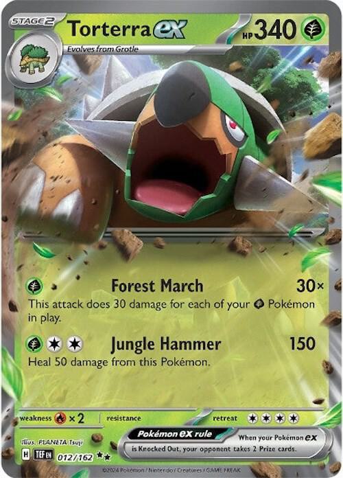 Torterra ex 012/162 - SV05: Temporal Forces (TEF)