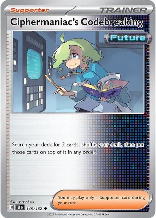 Ciphermaniac's Codebreaking 145/162 - SV05: Temporal Forces (TEF)