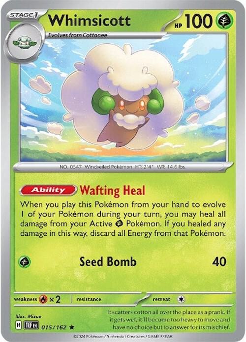 Whimsicott 015/162 - SV05: Temporal Forces (TEF)