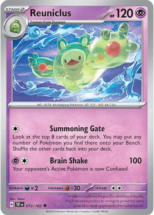Reuniclus 072/162 - SV05: Temporal Forces (TEF)