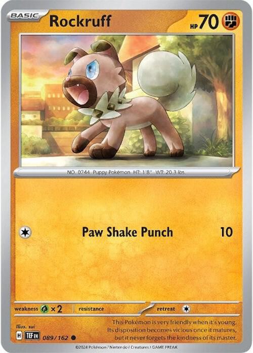 Rockruff 089/162 - SV05: Temporal Forces (TEF)