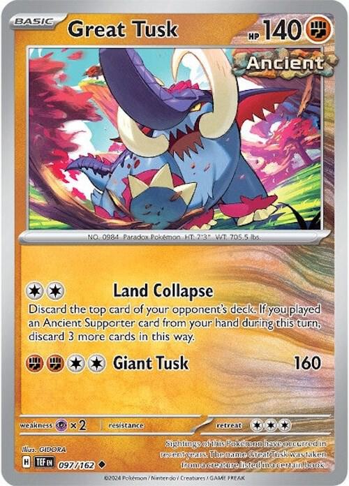 Great Tusk 097/162 - SV05: Temporal Forces (TEF)