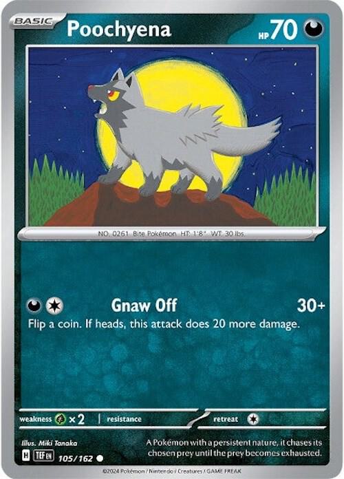 Poochyena 105/162 - SV05: Temporal Forces (TEF)