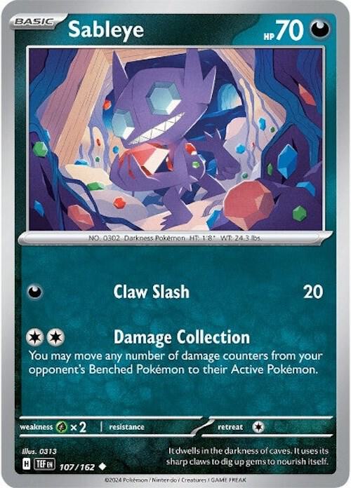 Sableye 107/162 - SV05: Temporal Forces (TEF)