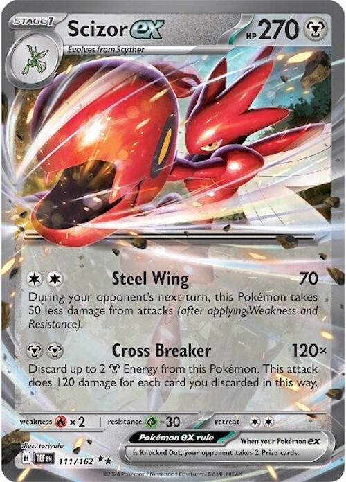 Scizor ex 111/162 - SV05: Temporal Forces (TEF)