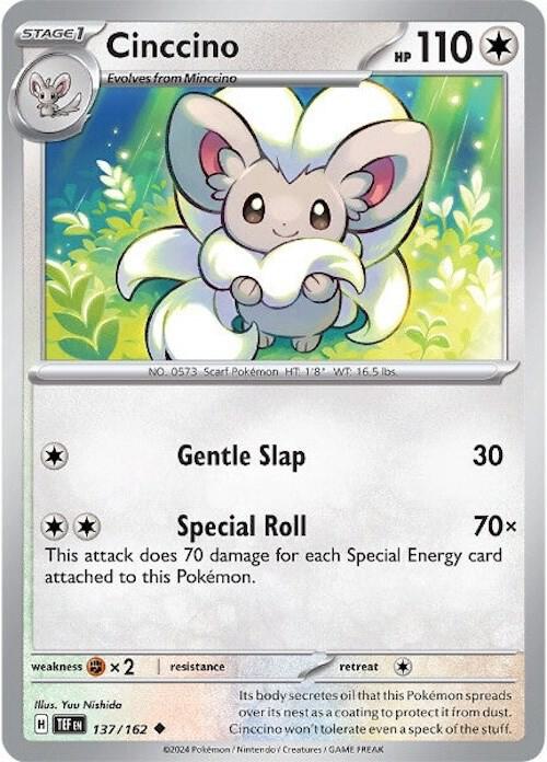 Cinccino 137/162 - SV05: Temporal Forces (TEF)