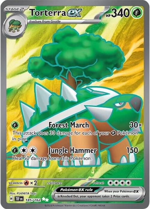 Torterra ex 185/162 - SV05: Temporal Forces (TEF)