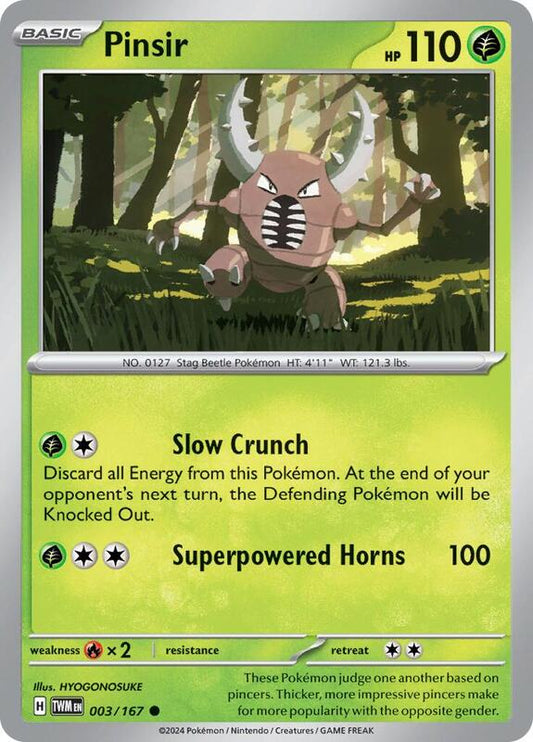 Pinsir 003/167 - SV06: Twilight Masquerade (TWM)