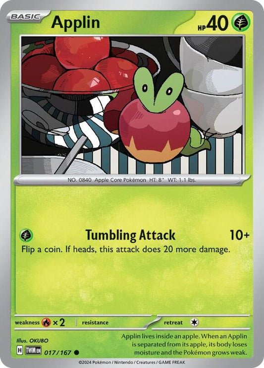 Applin 017/167 - SV06: Twilight Masquerade (TWM)