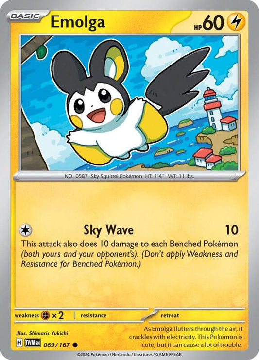 Emolga 069/167 - SV06: Twilight Masquerade (TWM)