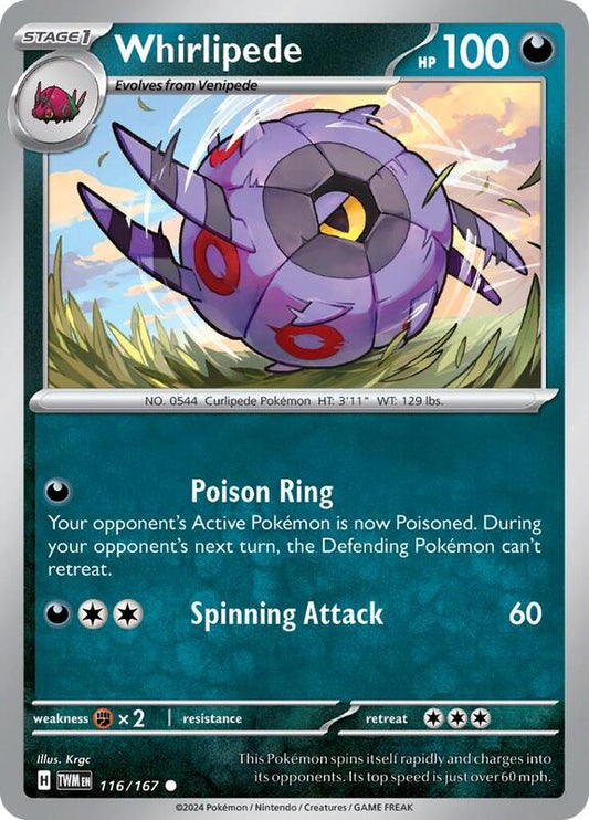 Whirlipede 116/167 - SV06: Twilight Masquerade (TWM)