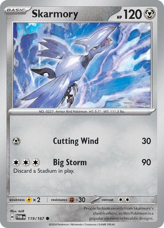 Skarmory 119/167 - SV06: Twilight Masquerade (TWM)