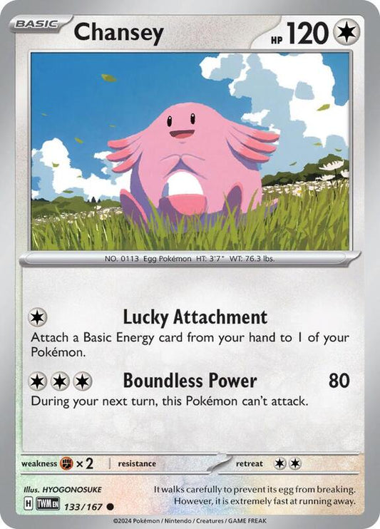 Chansey 133/167 - SV06: Twilight Masquerade (TWM)