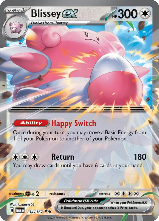 Blissey ex 134/167 - SV06: Twilight Masquerade (TWM)