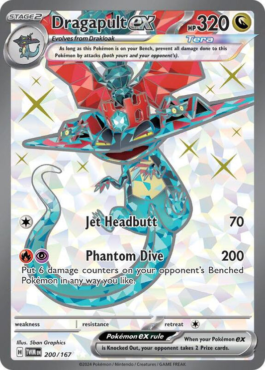 Dragapult ex 200/167 - SV06: Twilight Masquerade (TWM)