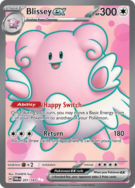 Blissey ex 201/167 - SV06: Twilight Masquerade (TWM)