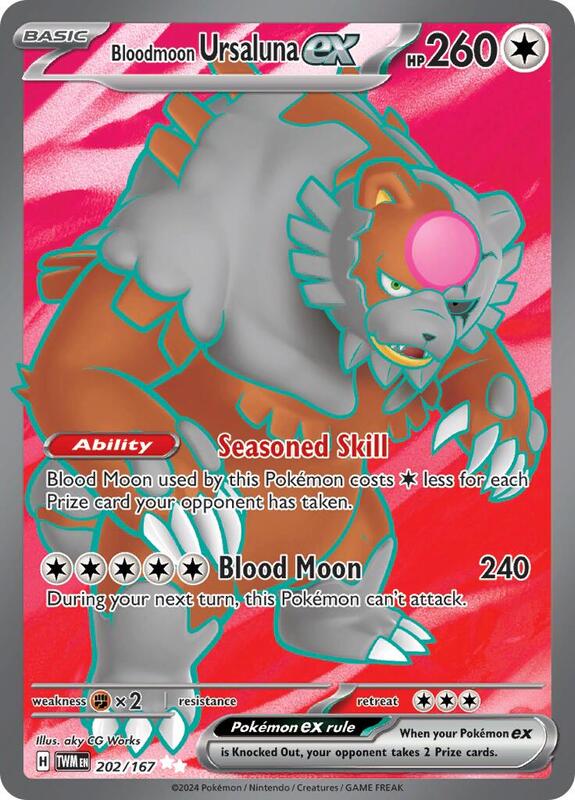 Bloodmoon Ursaluna ex 202/167 - SV06: Twilight Masquerade (TWM)