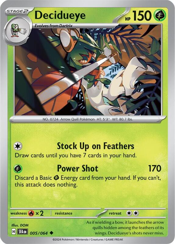Decidueye 005/064 - SFA: Shrouded Fable (SFA)