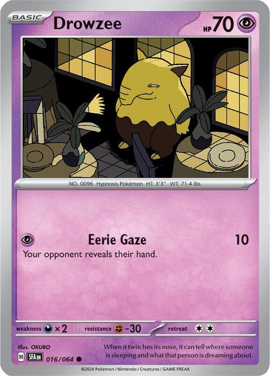 Drowzee 016/064 - SFA: Shrouded Fable (SFA)