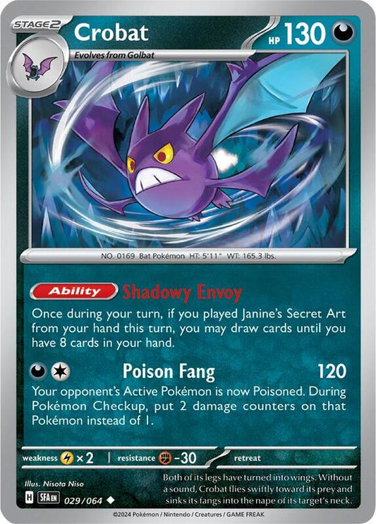 Crobat 029/064 - SFA: Shrouded Fable (SFA)