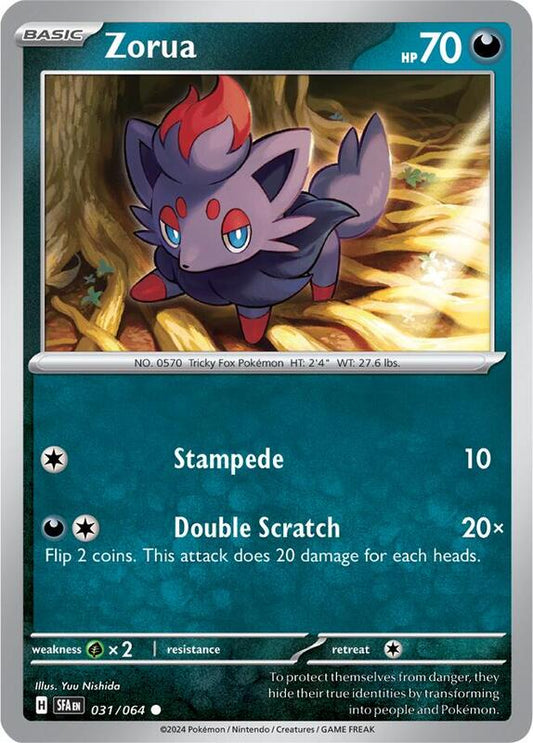 Zorua 031/064 - SFA: Shrouded Fable (SFA)