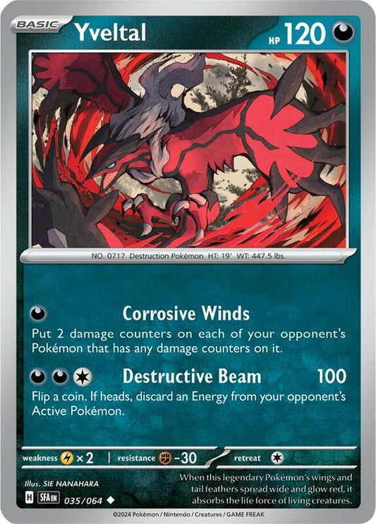 Yveltal 035/064 - SFA: Shrouded Fable (SFA)