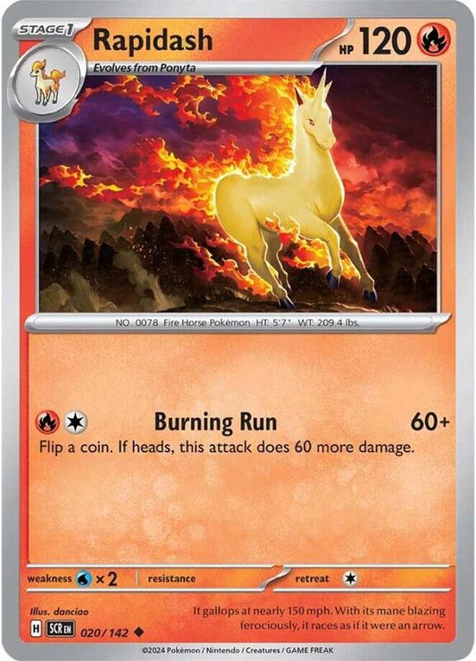 Rapidash 020/142 - SV07: Stellar Crown (SCR)