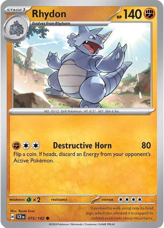 Rhydon 075/142 - SV07: Stellar Crown (SCR)