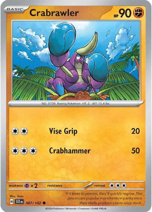 Crabrawler 087/142 - SV07: Stellar Crown (SCR)