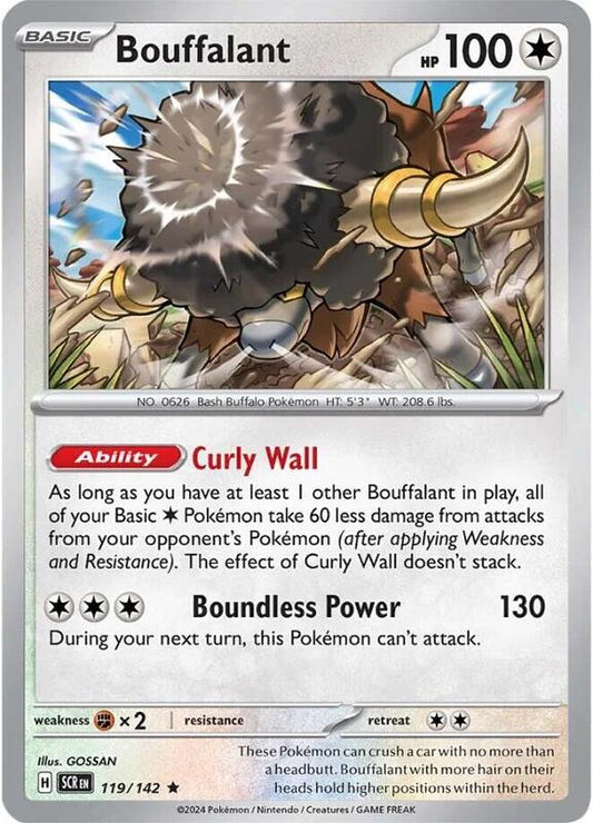 Bouffalant 119/142 - SV07: Stellar Crown (SCR)