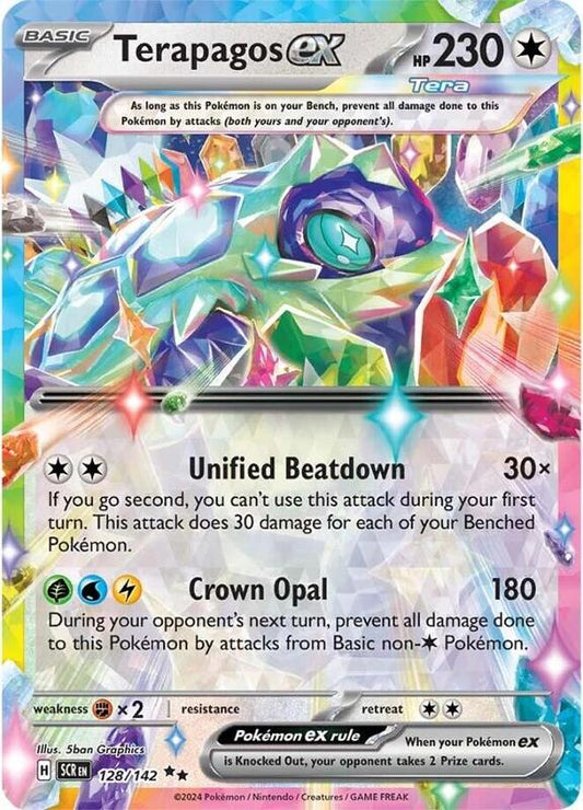 Terapagos ex 128/142 - SV07: Stellar Crown (SCR)