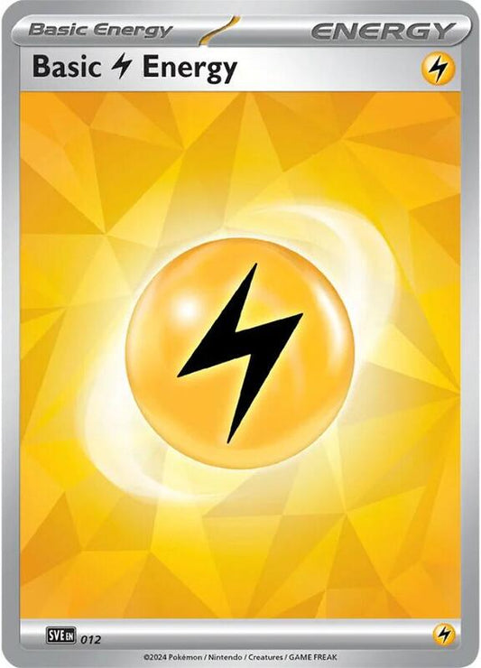 Basic Lightning Energy 012/ - SV07: Stellar Crown (SCR)