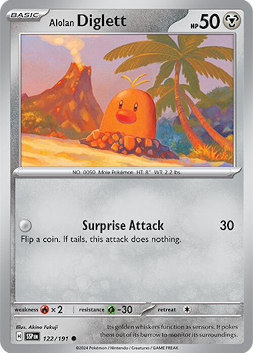 Alolan Diglett 122/191 - SV08: Surging Sparks (SSP)