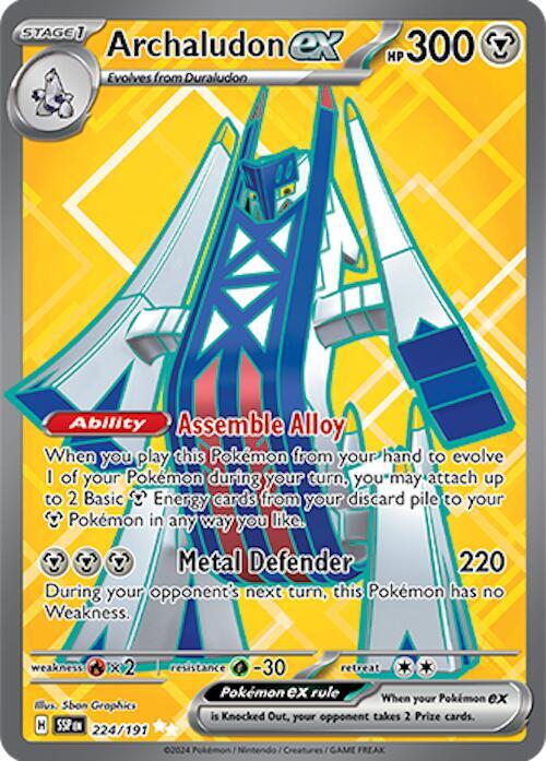 Archaludon ex 224/191 - SV08: Surging Sparks (SSP)