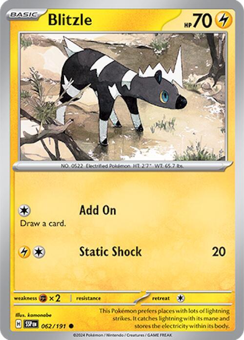 Blitzle 062/191 - SV08: Surging Sparks (SSP)