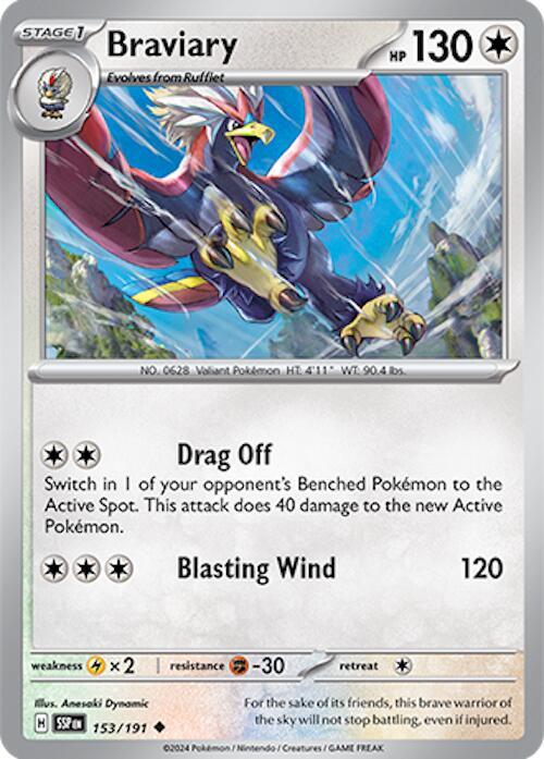 Braviary 153/191 - SV08: Surging Sparks (SSP)