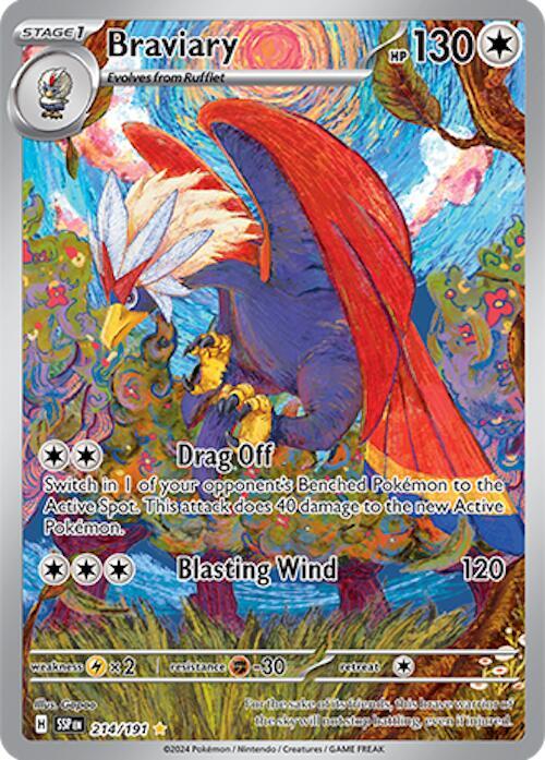 Braviary 214/191 - SV08: Surging Sparks (SSP)