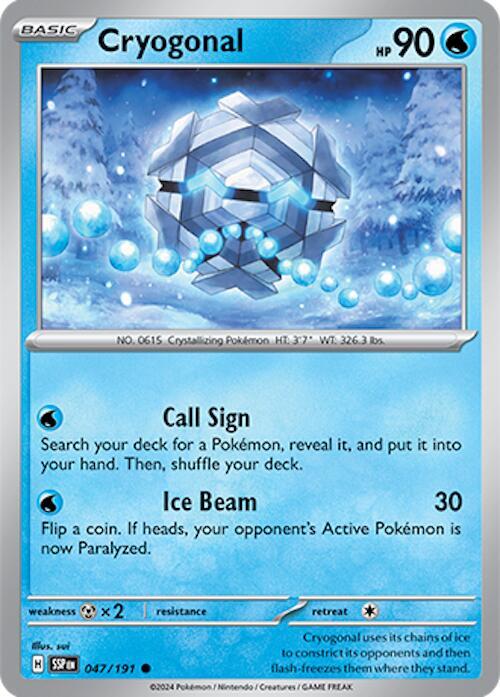 Cryogonal 047/191 - SV08: Surging Sparks (SSP)