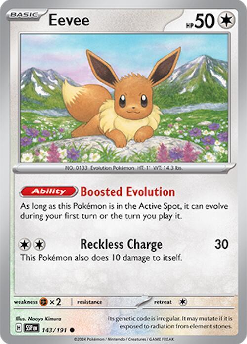 Eevee 143/191 - SV08: Surging Sparks (SSP)