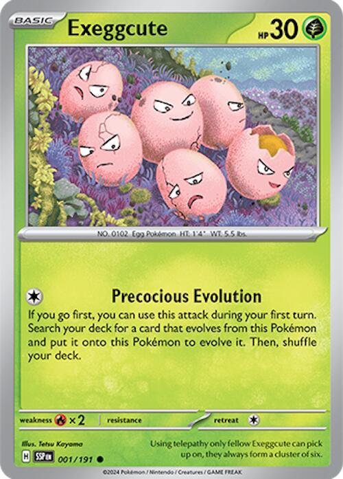 Exeggcute 001/191 - SV08: Surging Sparks (SSP)