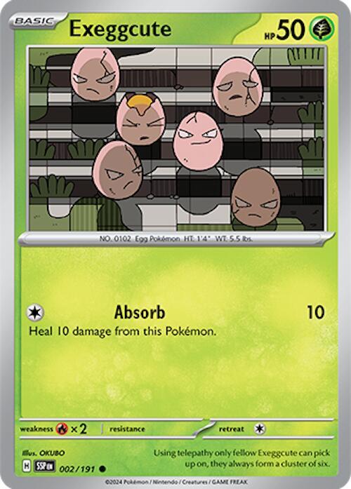 Exeggcute 002/191 - SV08: Surging Sparks (SSP)