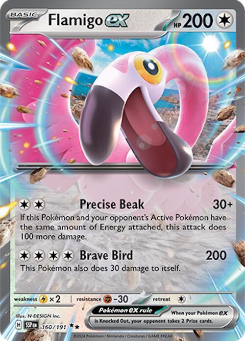Flamigo ex 160/191 - SV08: Surging Sparks (SSP)