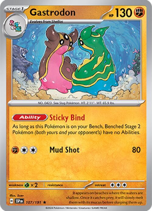 Gastrodon 107/191 - SV08: Surging Sparks (SSP)