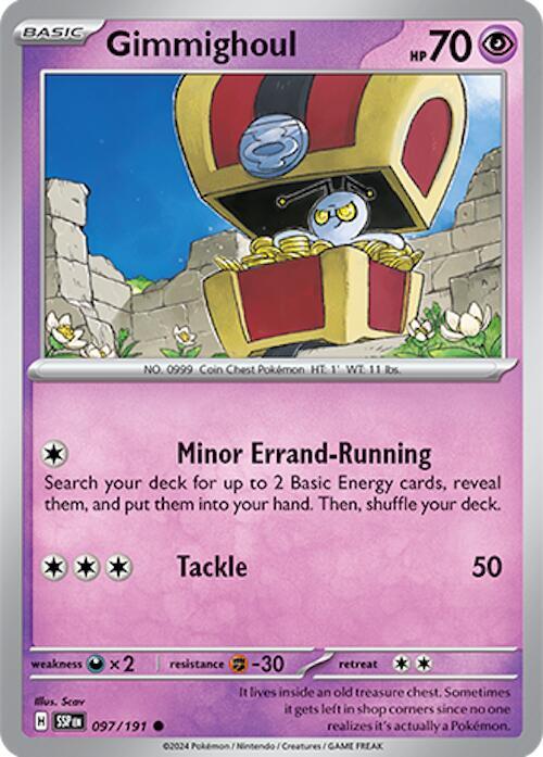 Gimmighoul 097/191 - SV08: Surging Sparks (SSP)
